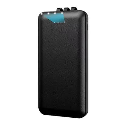 Carregador Portátil Power Bank Benoá 10000mAh 3 Cabos IOS Micro USB Tipo C