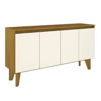 Buffet Sala de Estar Henn S351-127 Quartzo 4 Portas 150cm
