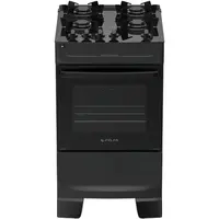 Fogão a Gás Atlas Monaco Top Glass 4 Bocas Piso Acendimento Automático