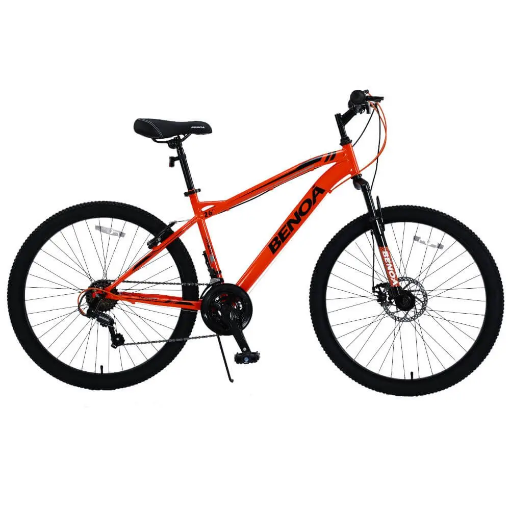 Bicicleta Benoá G26K0912 Laranja Aro 26 Freio V-Brake Quadro Aço