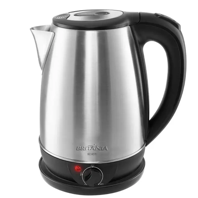 Chaleira Elétrica Britânia Temp Control 1.8 Litros BCH07I Inox 110v