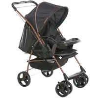 Carrinho de Bebê para Passeio Galzerano Milano II 1016 Reversível Capota Retrátil e Removível
