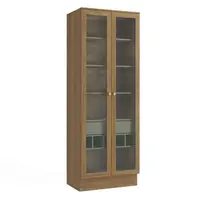 Cristaleira Duas Portas com Vidro M628-NGVE Botanic Kappesberg 222x80x52cm