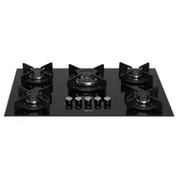 Fogão Cooktop à Gás Fischer 26298-57077 Infinity 5 Bocas Mesa De Vidro Tripla Chama