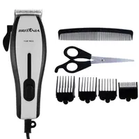 Máquina de Cortar Cabelo Britânia 14W INOX 4 pentes