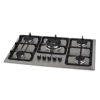 Fogão Cooktop Fischer 23678/54121 5 Bocas Gás Mesa De Inox Escovado Tripla Chama