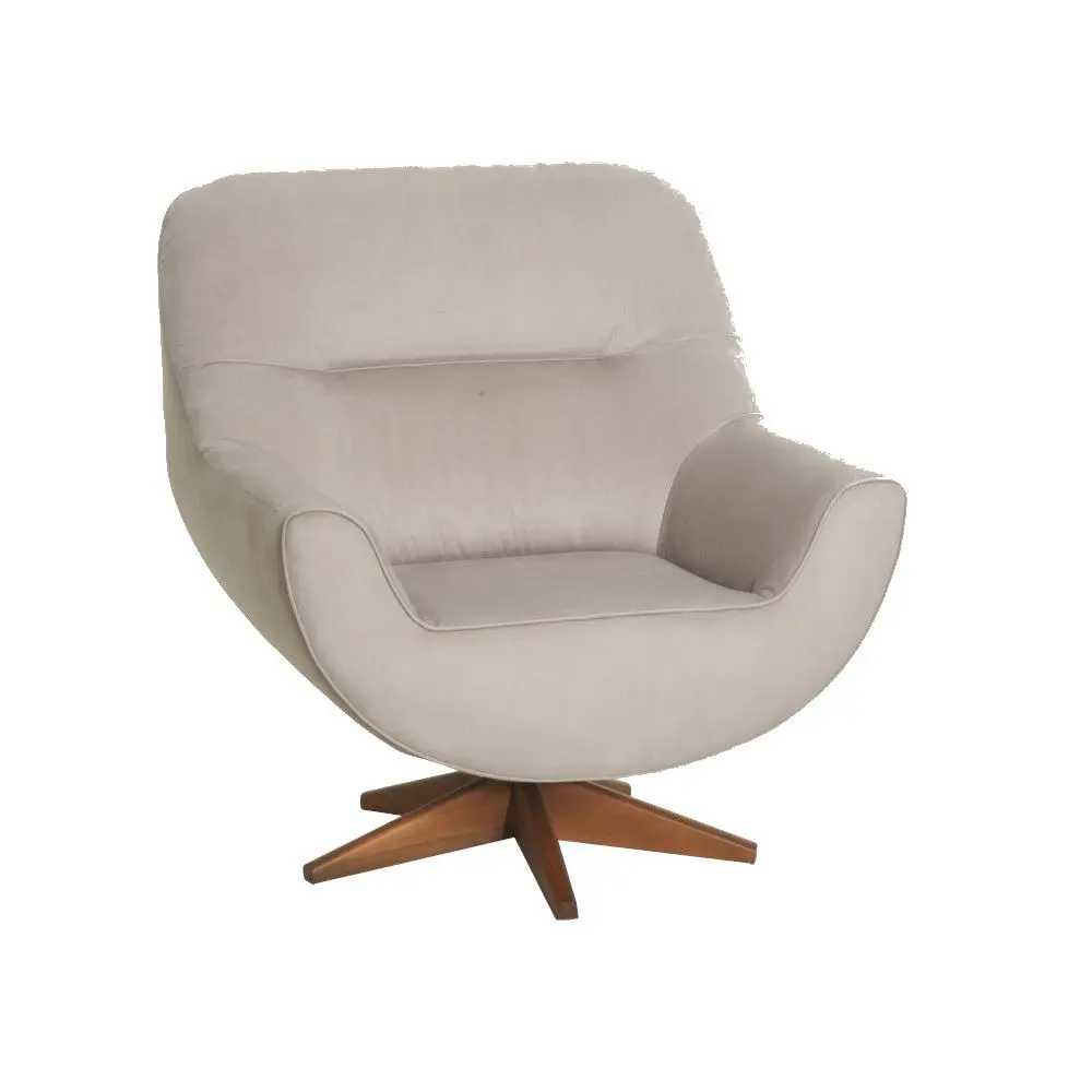 Poltrona Alcione Bege Caminhos Bege