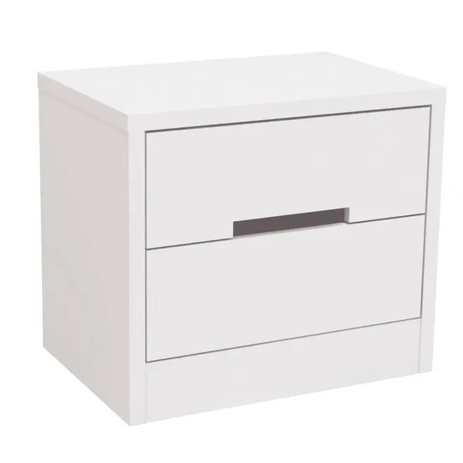 Mesa de Cabeceira Kappesberg S822 MDP 2 Gavetas Nogueira