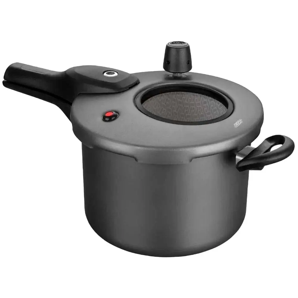 Panela de Pressão MTA 6600 4,5 Litros Fechamento Externo com Visor Grafite