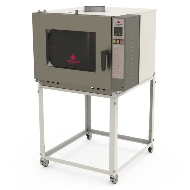 Forno Turbo à Gás Progás PRP-5000NL Gás Natural com 5 Esteiras Biv
