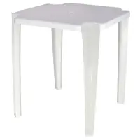 Mesa Plástica Quadrada Tramontina 92315010 Noronha Branca