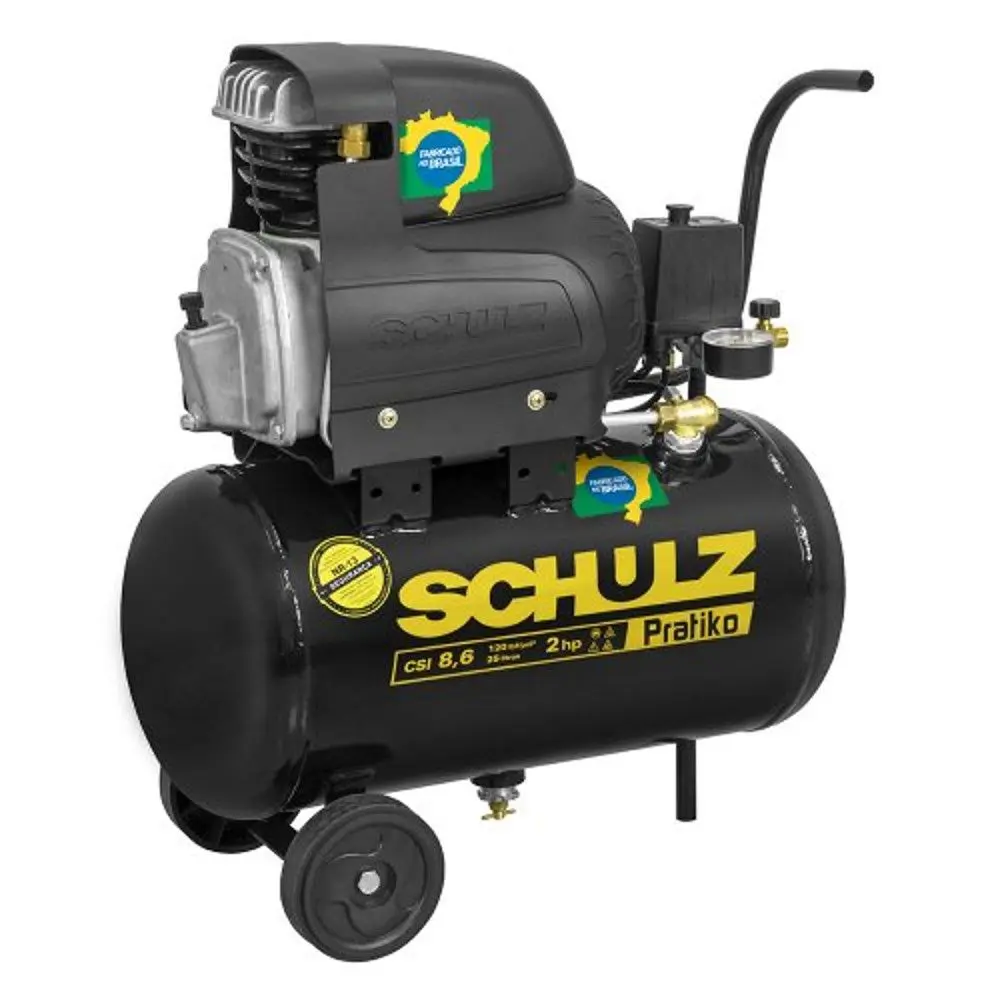 Compressor De Ar Schulz 8.6/25Litros Air Plus 2HP 220V - Benoit.com.br