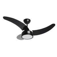 Ventilador de Teto Tron Buzios Max Led 3 Pás Preto