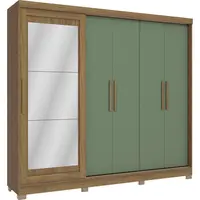 Guarda Roupa / Roupeiro Kappesberg CB01N564-NGVE 5 Portas 4 Gavetas Com Espelho 223x245x56cm