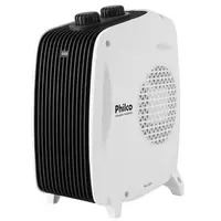 Aquecedor Elétrico Philco PAQ2000B 2 Em 1 3 Níveis De Potência