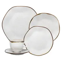 Aparelho De Jantar Oxford RX30-9515 Ryo Maresia 30 Peças Em Porcelana
