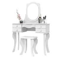 Penteadeira Princesa Patrimar 114003001 Com Banco 136x96x36cm