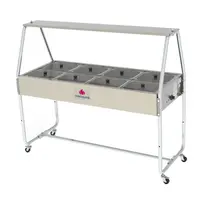 Buffet Progás PRB-08GN Térmico 8 Cubas Com Tampas Em Vidro Temperado