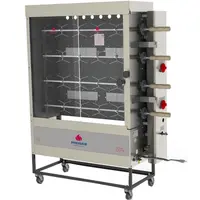 Forno Rotativo Industrial Progas PR-621 UN STYLE A Gás/Elétrico Com Infravermelho Cap +-20 Frangos