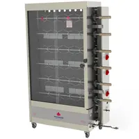Forno Rotativo Industrial Progas PR-631UNSTYLE A Gás/Elétrico Infravermelho +-30 Frangos +-60Kg