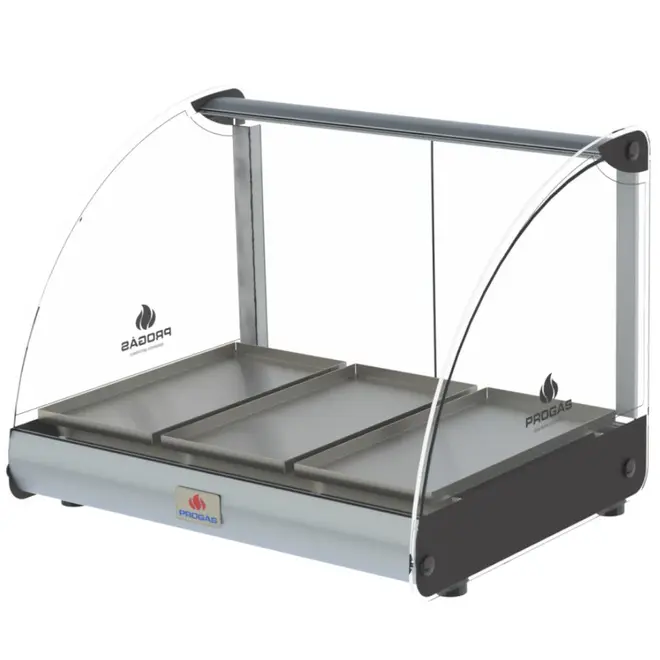 Estufa Curva Elétrica Progas PRV-03E 03 Bandejas 250w Preto 110v
