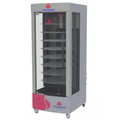 Forno Giratório Progás PRP-482 G5 Gás Natural 128kg 8 Grelhas