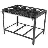 Fogão a Gás Progás PMSD-63 G2 3 Queimadores Simples 3 Queimadores Duplos