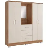 Guarda Roupa / Roupeiro Carraro Roma 1181 4 Portas 3 Gavetas Com