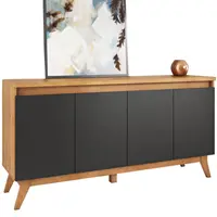 Buffet Viero Flip 4 Portas Sem Espelho MDP/MDF 76,6x156x41,5cm