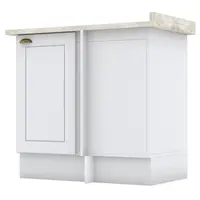 Balcão de Canto Reto Henn CE356 Americana 1 Porta Com Tampo