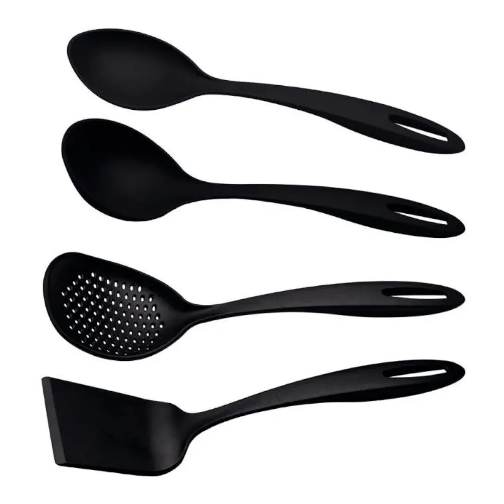 Conjunto de Colheres de Cozinha Tramontina 25199/001 Ability 4 Peças Nylon Preto
