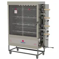 Forno Rotativo Industrial Progas PR-623 TR STYLE A Gás/Elétrico Capacidade +-20 Frangos +-40KG