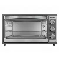 Forno Elétrico Philco PFE52P Dupla Resistência 50L Com Bandeja Coletora de Resíduos Timer 60 Minutos