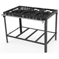 Fogão à Gás Progás PMSD-512F 1 Queimador Duplo Grande 2 Queimadores Duplos 2 Queimadores Simples