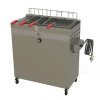 Fritadeira À Gás Progás PR-3000BPG Style Fry Fritter 36L Óleo e Água 3 Cestos Simples 1 Cesto Duplo
