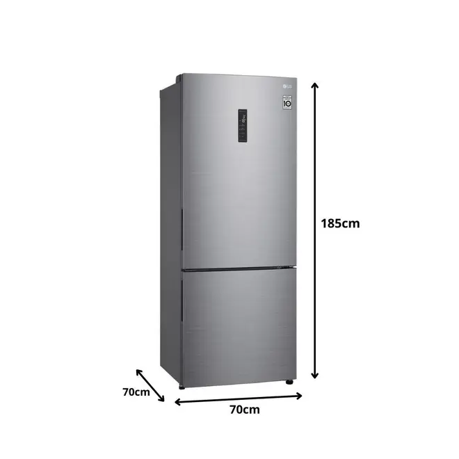 Geladeira LG GC-B569NLL 462L Smart Frost Free Inverter Inverse
