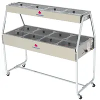 Kit Buffet Progás PRB-08GN Térmico 8 Cubas Com Buffet Frio Progás  PRBF-40GN 4 Cubas