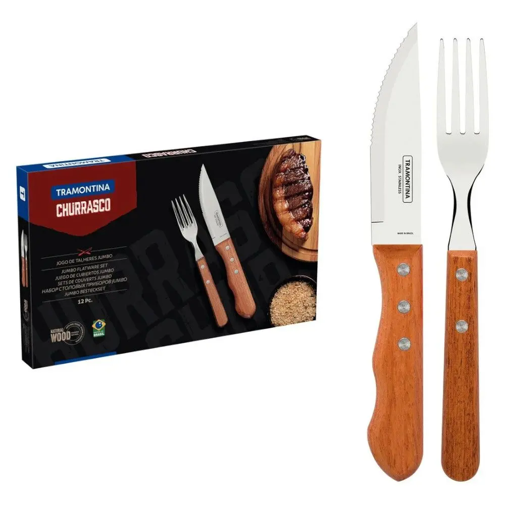 Jogo de Churrasco Tramontina 22399/063 12 Peças Inox