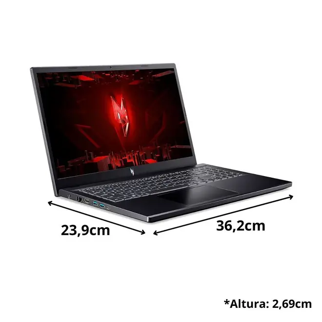 Notebook Acer Nitro V15 ANV15-51-58QL 8GB RAM RTX2050 512GB SSD