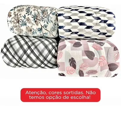 Edredom King As Decore Malha 240x260cm - Cores Sortidas