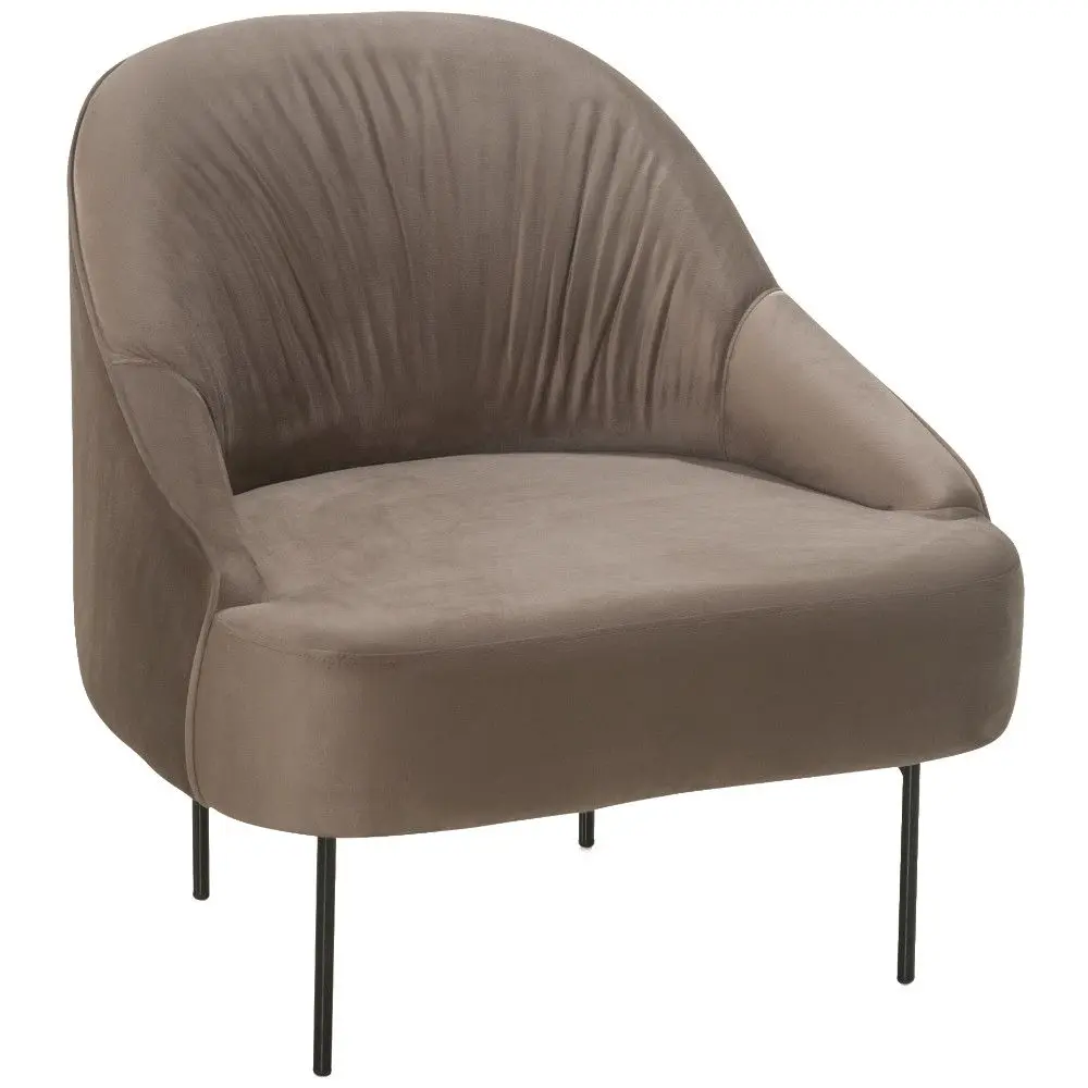 Poltrona Caminhos Charlote Pequim Decorativa Suede