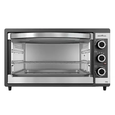 Forno Elétrico Britânia BFE55P 52L Dupla Resistência Bandeja Coletora