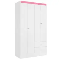 Guarda Roupa / Roupeiro THB 5819 Astro 4 Portas 2 Gavetas 182x102x47cm