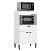 Armário Para Forno THB CM136 Magnolia 2 Portas 1 Gaveta 70cm
