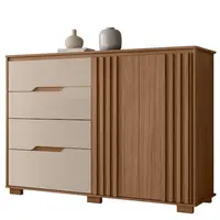 Cômoda Moval Texas 049032 2 Portas 4 Gavetas 105x147x47cm