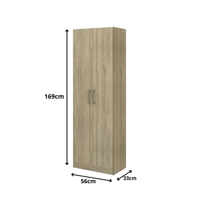 とも様 Comoda Multiuso Carraro 626 2 Portas 4 Prateleiras 169x56x33cm