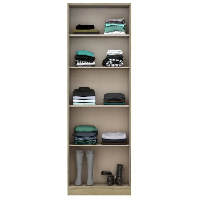 Comoda Multiuso Carraro 626 2 Portas 4 Prateleiras 169x56x33cm