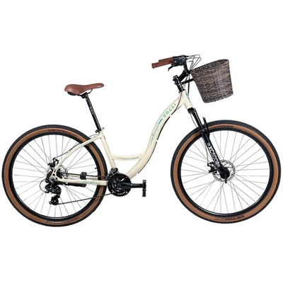 Bicicleta Colli Bike Munique Disc M Aro 29 Susp. Dianteira 21 Marchas - Bege