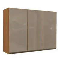 Aéreo Kappesberg G767-CN 3 Portas Com Vidro 4 Prateleiras Internas 90x120x37cm
