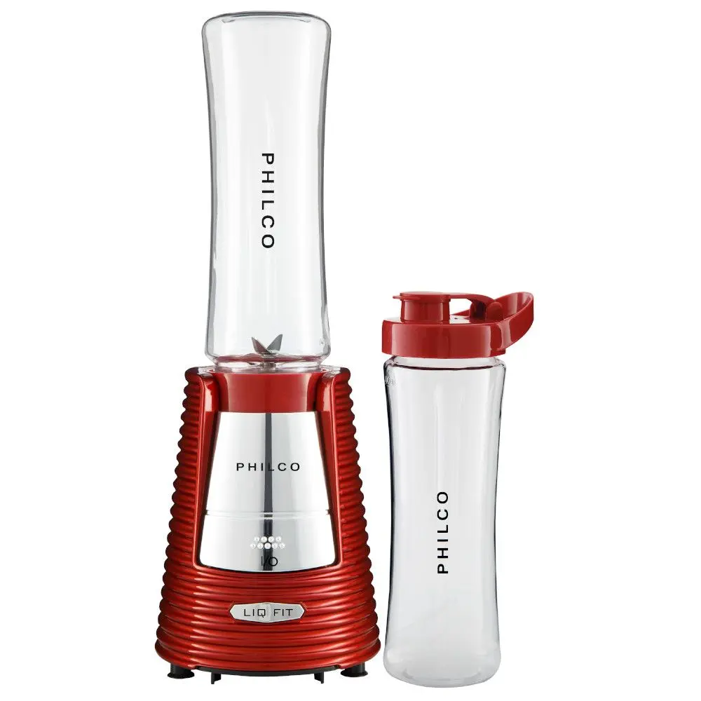 Liquidificador Philco Blender Vermelho Fit Retrô 2 Copos 300W 110v